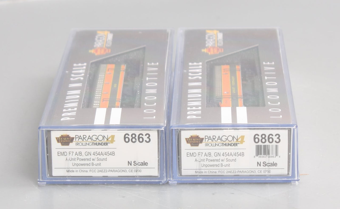 Broadway Limited 6863 N GN EMD F7 A/B Diesel Locomotive Sound/DC/DCC #454A/454B