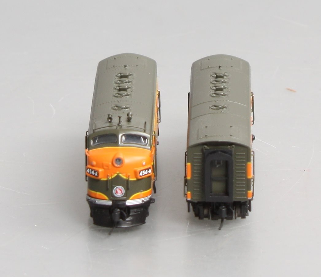 Broadway Limited 6863 N GN EMD F7 A/B Diesel Locomotive Sound/DC/DCC #454A/454B