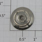 American Flyer 4696-11 Nickel Wheel for Front 4-Wheel Truck