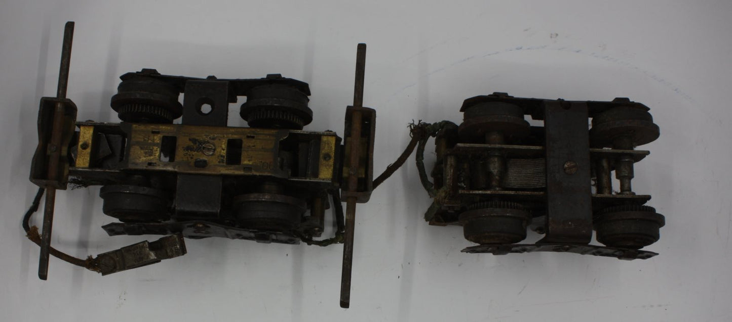 Carette 5-102 #1 Gauge Westinghouse Metropolitan Electric Dual Motor Trucks