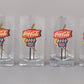 Coca-Cola Assorted Glass Cups [10] EX