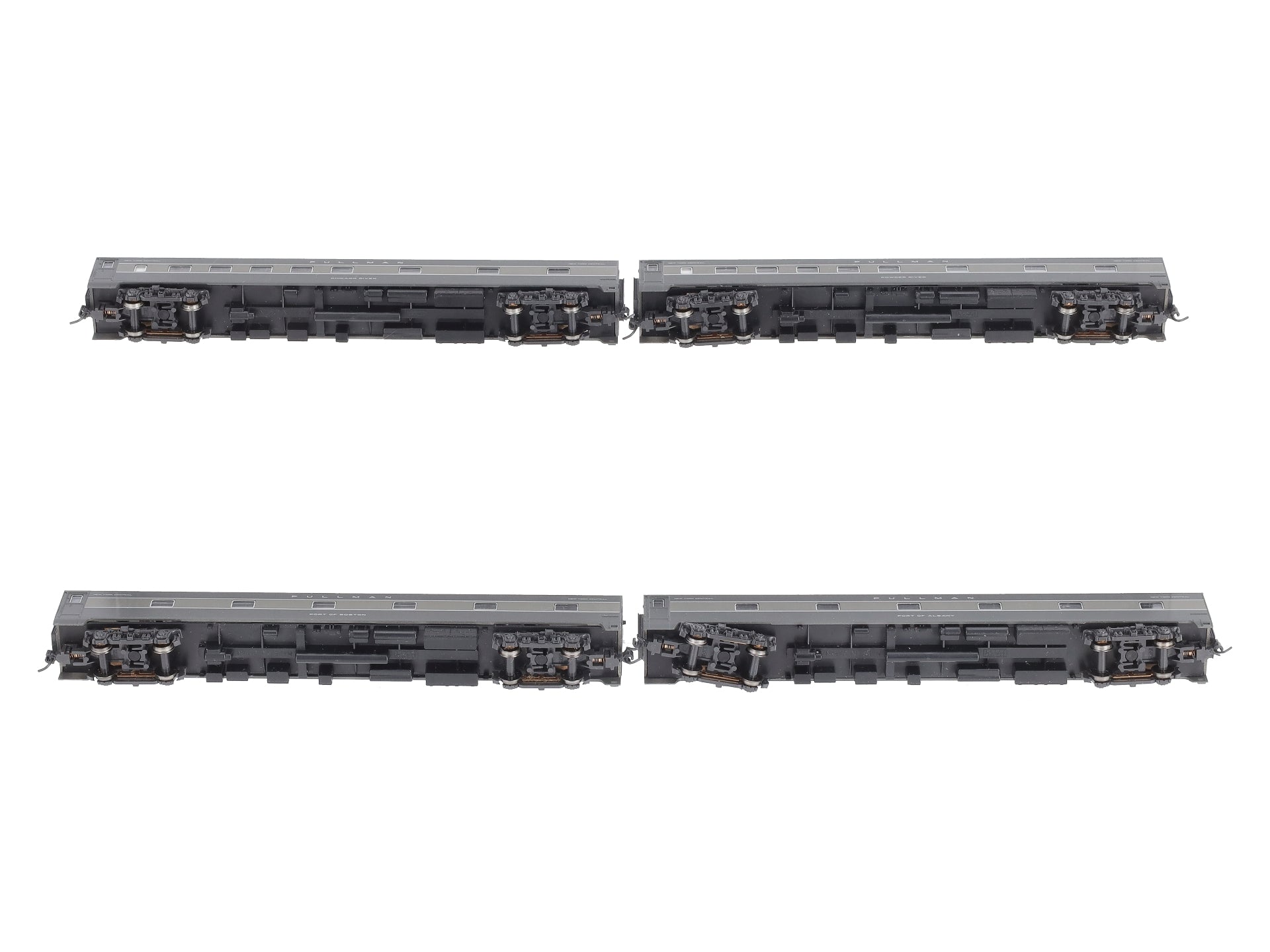 Kato 106-7130 N New York Central 20th Century Add On Passenger Car (Set of 4)