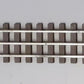 Gargraves WT-201-37 O 37" Regular Tinplate 3-Rail Straight Track Sections (7) VG
