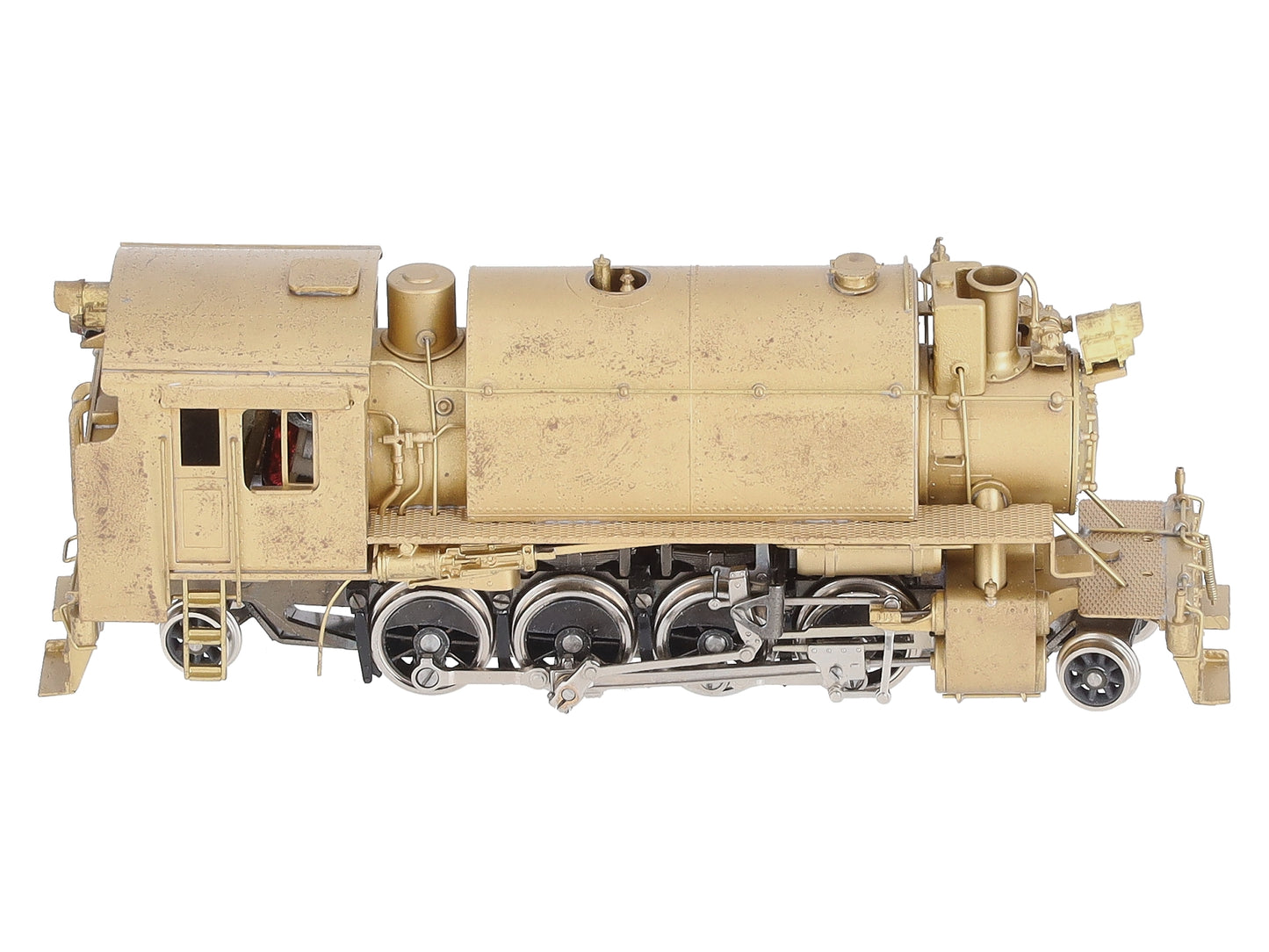 NWSL HO Brass Minarets Class Alco 2-8-2T Steam Locomotive - Unpainted VG/Box