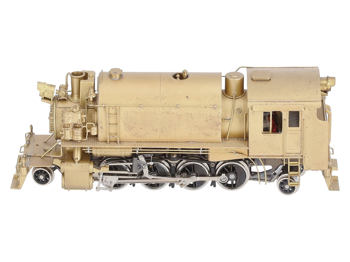 NWSL HO Brass Minarets Class Alco 2-8-2T Steam Locomotive - Unpainted VG/Box