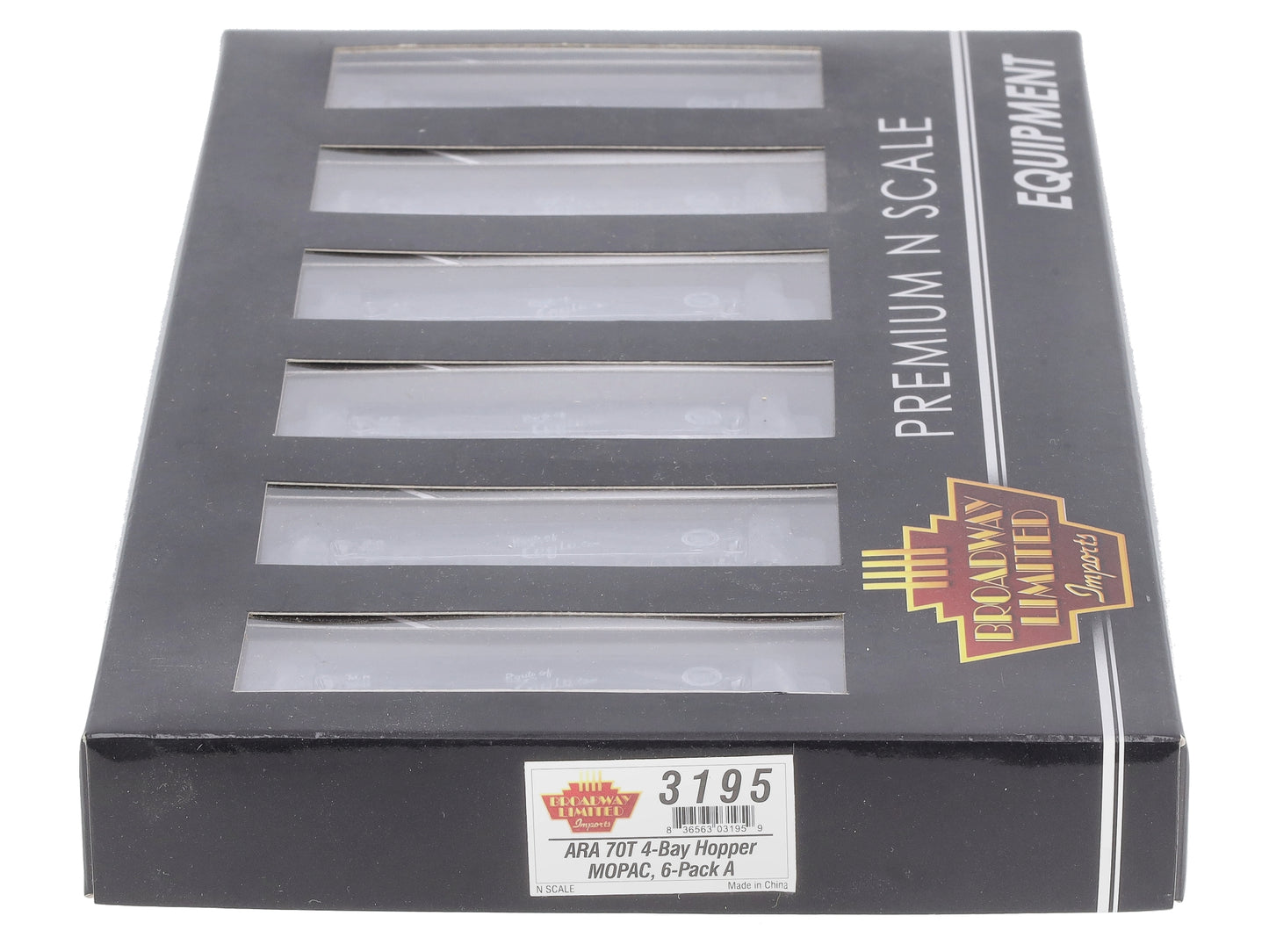 Broadway Limited 3195 N MP ARA 70-Ton 4-Bay Hopper w/Load Set A (Pack of 6)
