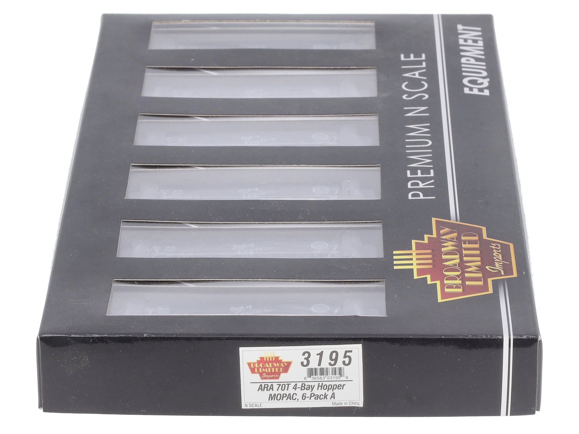Broadway Limited 3195 N MP ARA 70-Ton 4-Bay Hopper w/Load Set A (Pack of 6)