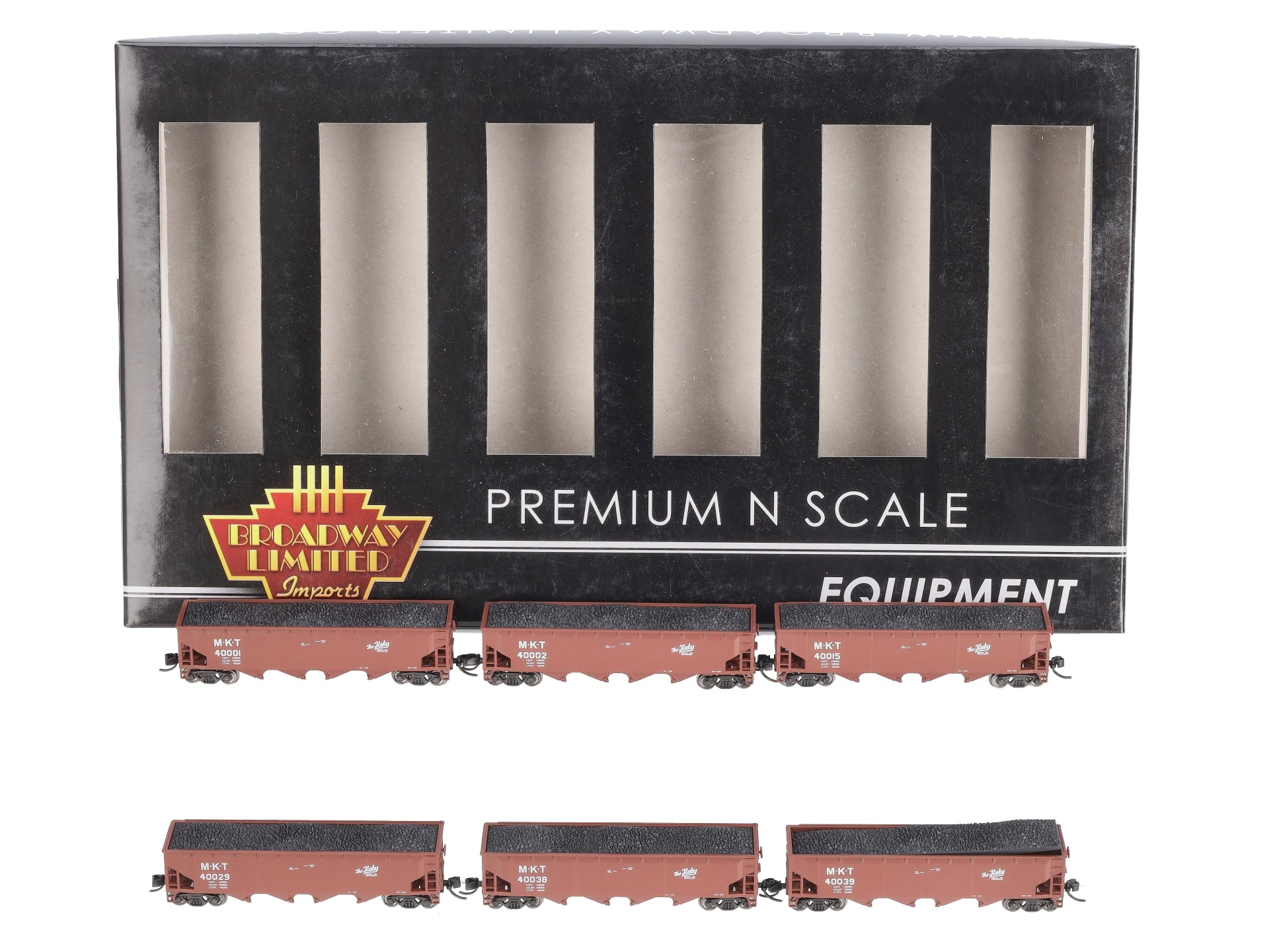 Broadway Limited 3193 N MKT ARA 70-Ton 4-Bay Hopper w/Load Set A (Pack of 6)