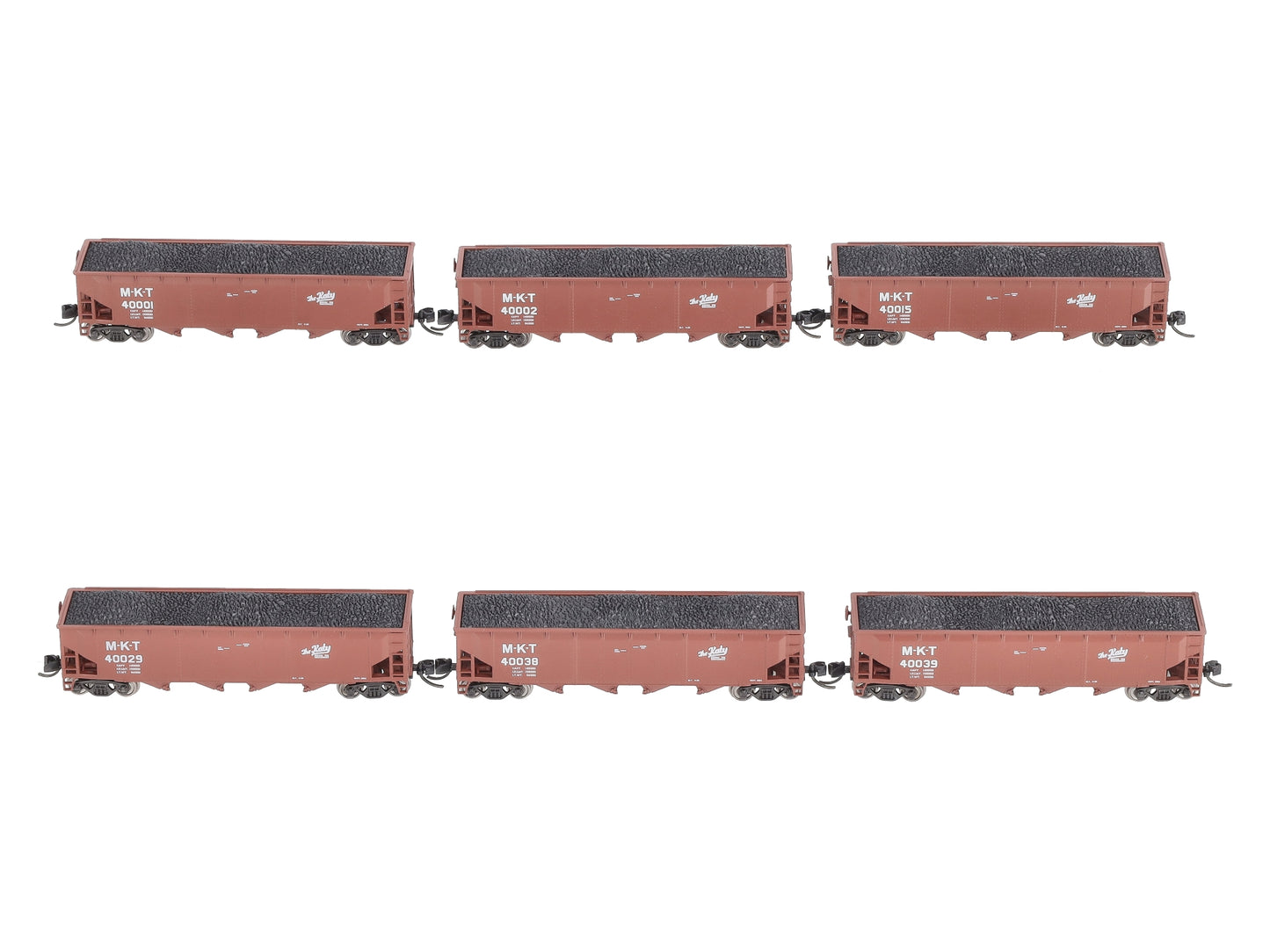 Broadway Limited 3193 N MKT ARA 70-Ton 4-Bay Hopper w/Load Set A (Pack of 6)