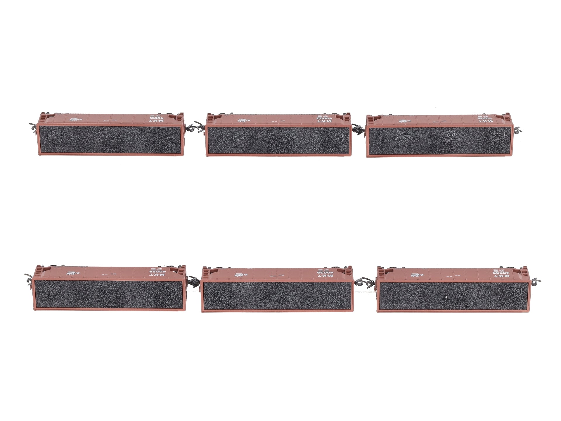 Broadway Limited 3193 N MKT ARA 70-Ton 4-Bay Hopper w/Load Set A (Pack of 6)
