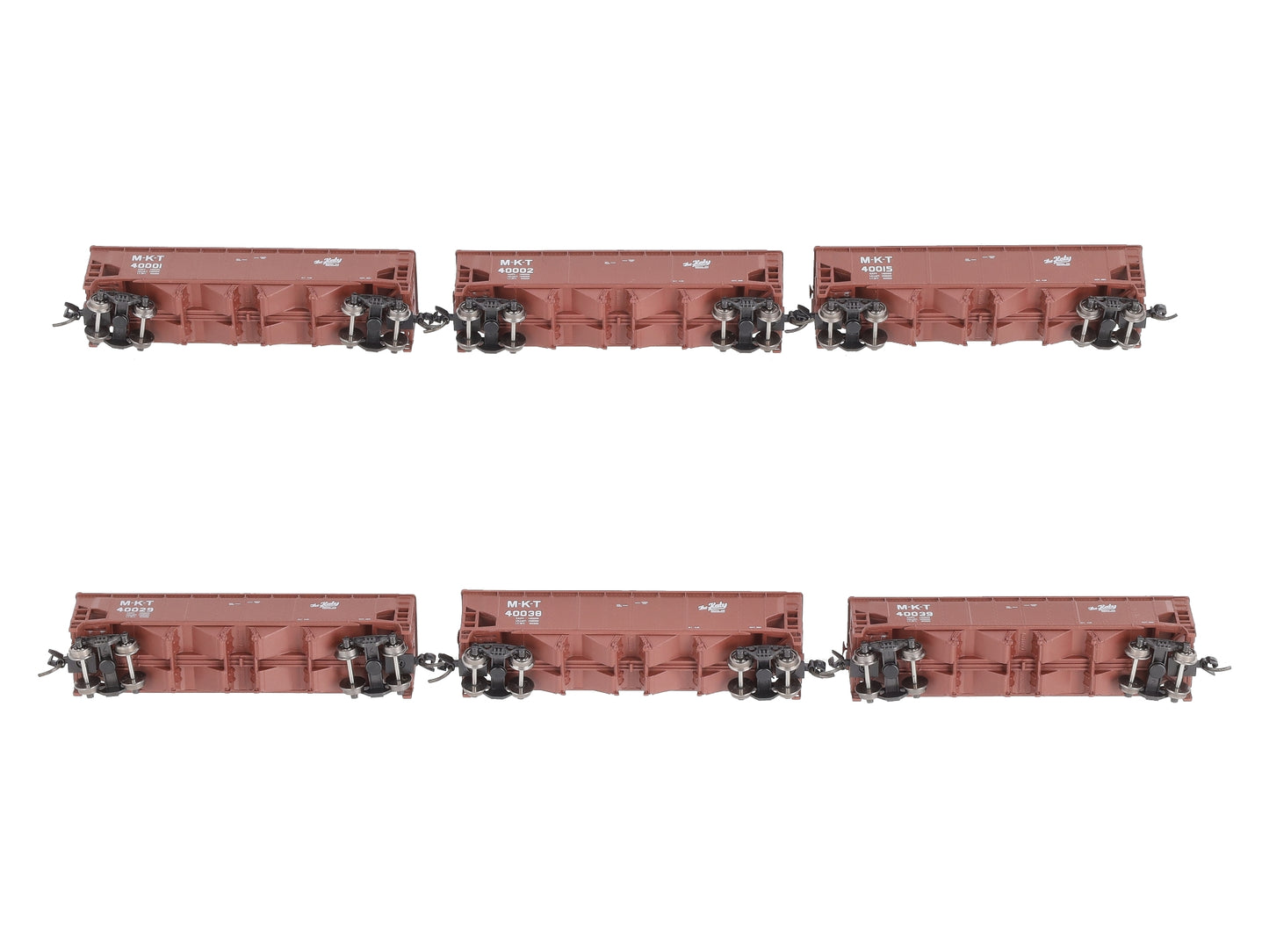 Broadway Limited 3193 N MKT ARA 70-Ton 4-Bay Hopper w/Load Set A (Pack of 6)