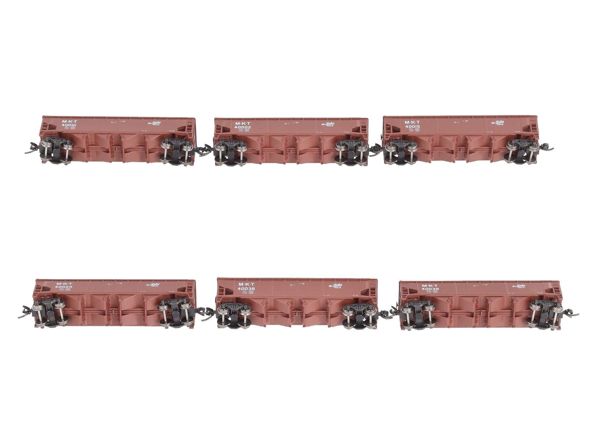 Broadway Limited 3193 N MKT ARA 70-Ton 4-Bay Hopper w/Load Set A (Pack of 6)