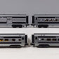 MTH 30-67642 O Illinois Central 60' Streamlined Passenger Car Set (Set of 4)