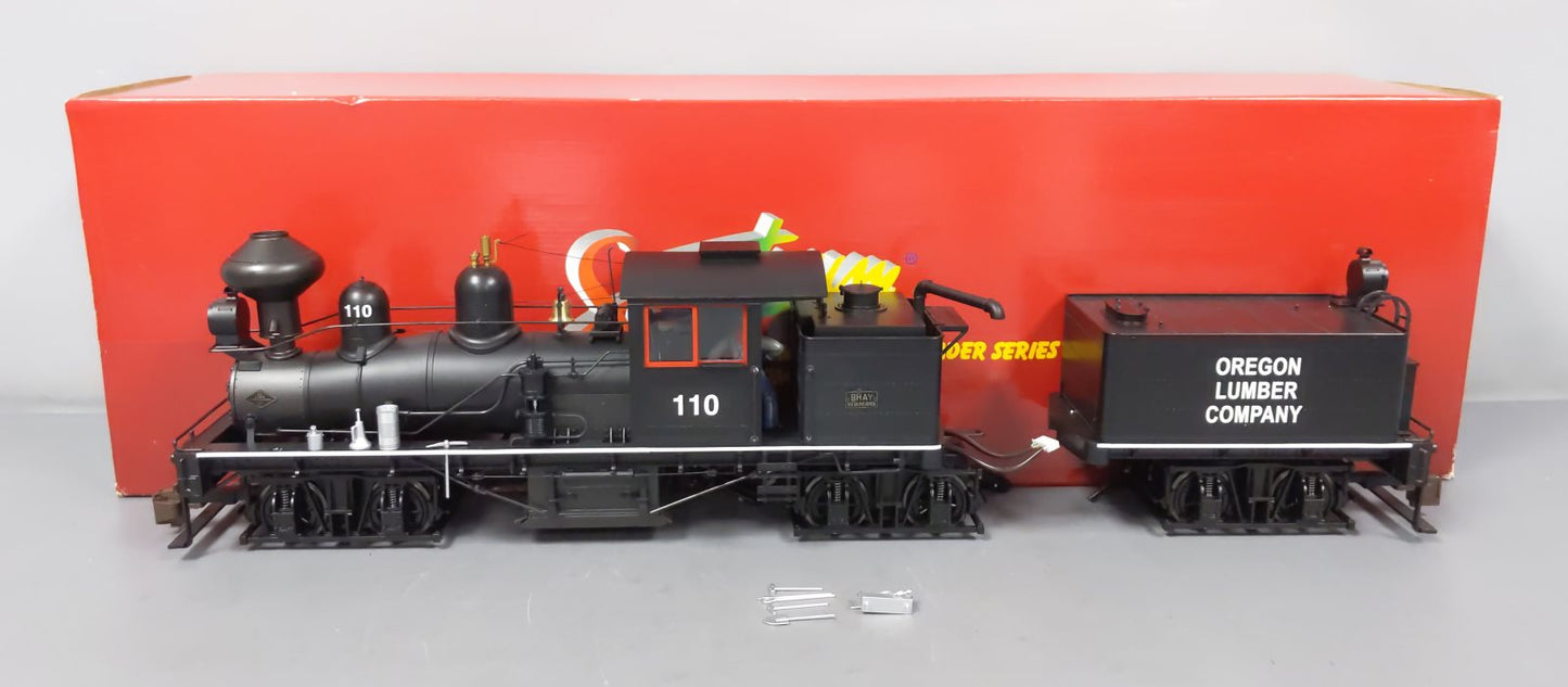 Bachmann 82494 G Scale Oregon Lumber 55 Ton Three-Truck Shay