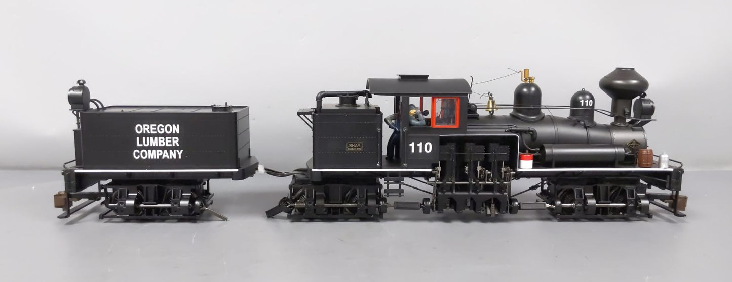 Bachmann 82494 G Scale Oregon Lumber 55 Ton Three-Truck Shay