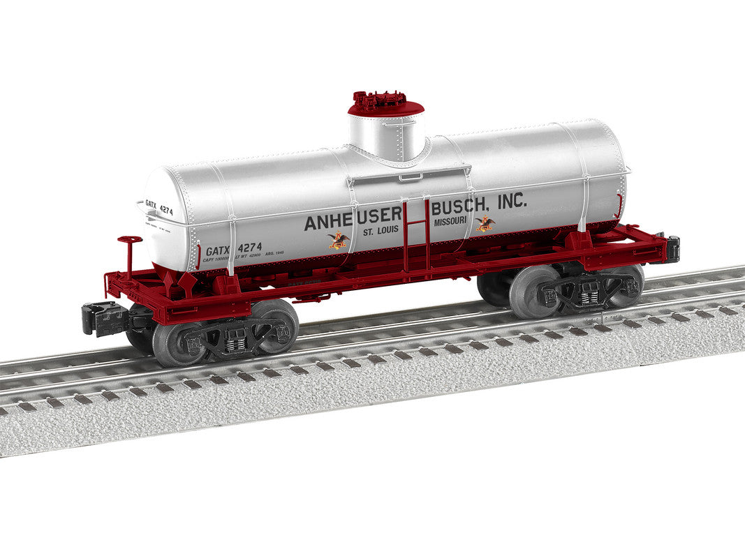 Lionel 2026260 O Gauge Anheuser Busch 8k Gallon Tank Car #4274