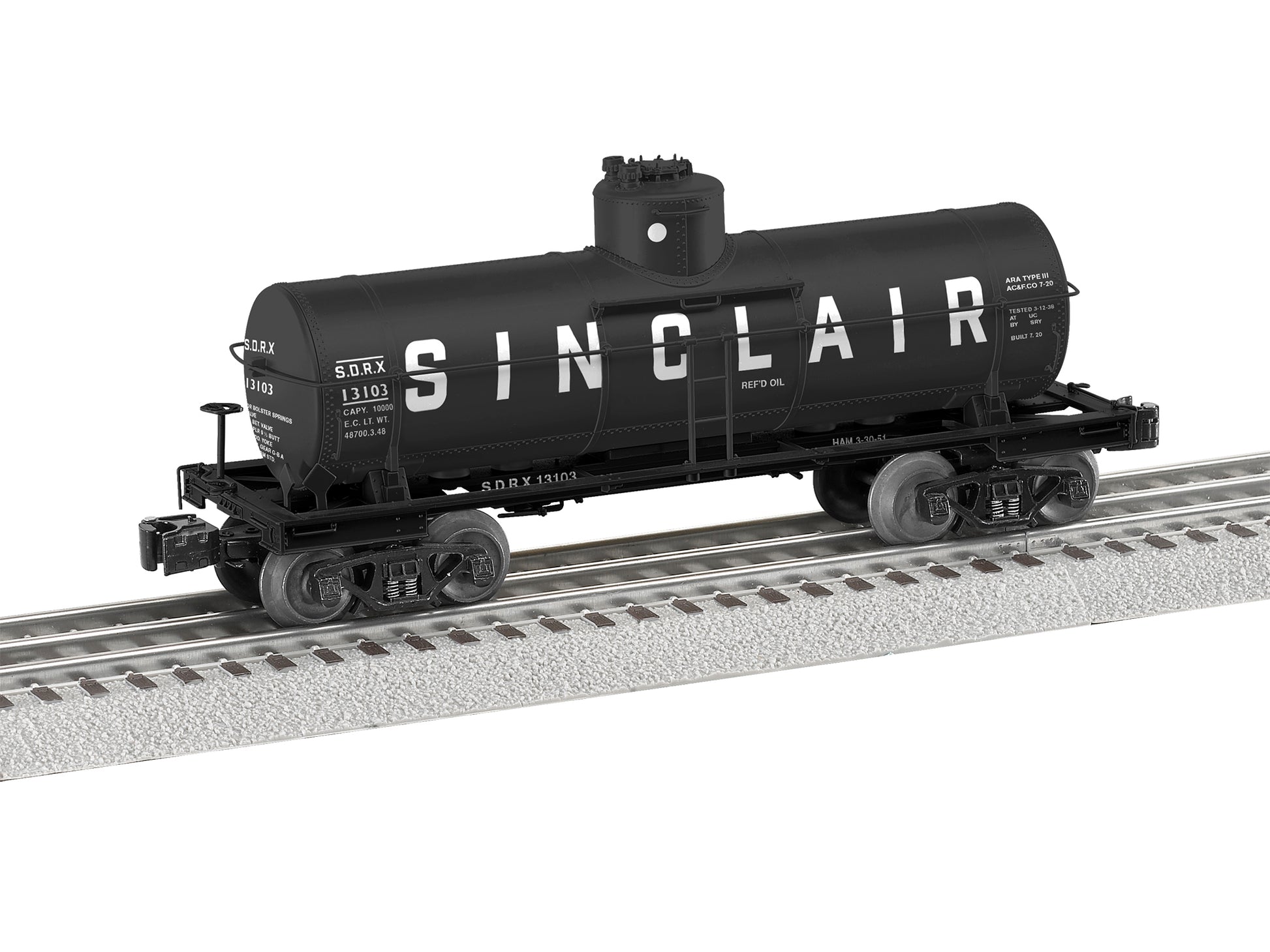 Lionel 2026310 Sinclair 8k Gallon Tank Car #13103