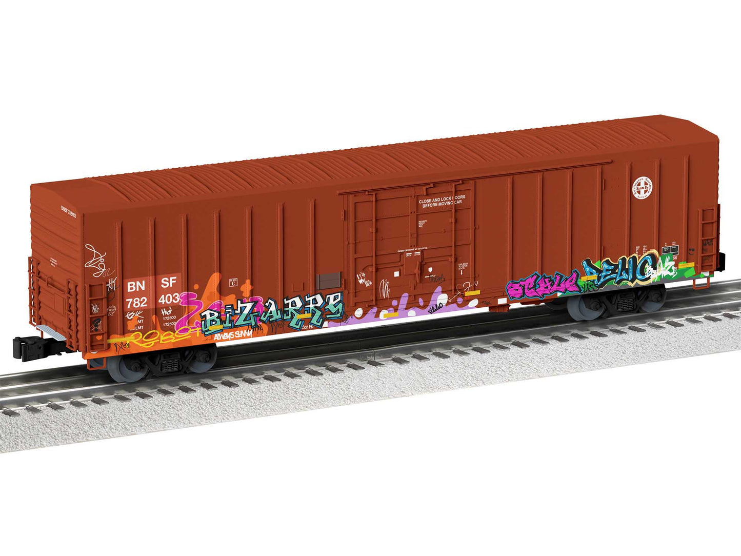 Lionel 2026561 O Burlington Northern Santa Fe Beer Car with Graffiti #782403