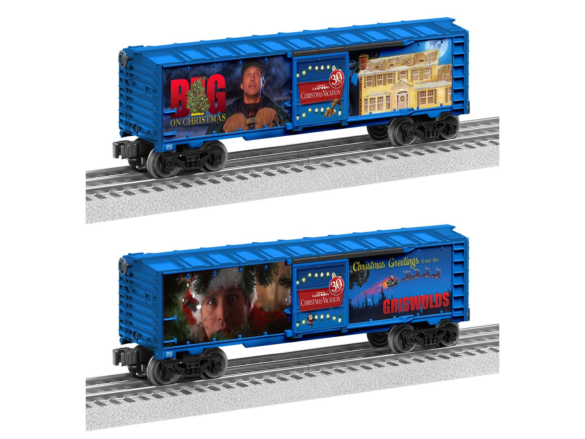 Lionel 2028410 O Christmas Vacation 30th Anniversary Lighted Boxcar