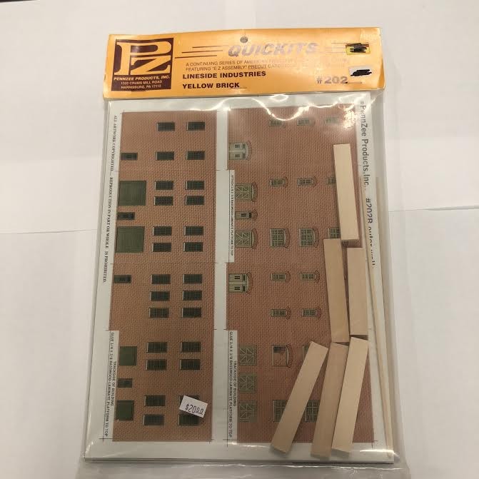 Pennzee 202 Lineside Industries Yellow Brick (4) Complete Building Kits