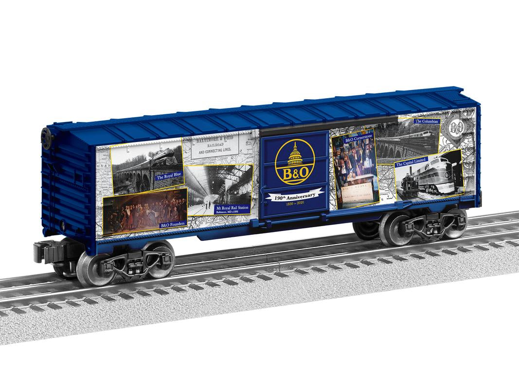 Lionel 2038010 O Baltimore and Ohio 190th Anniversary Musa Boxcar