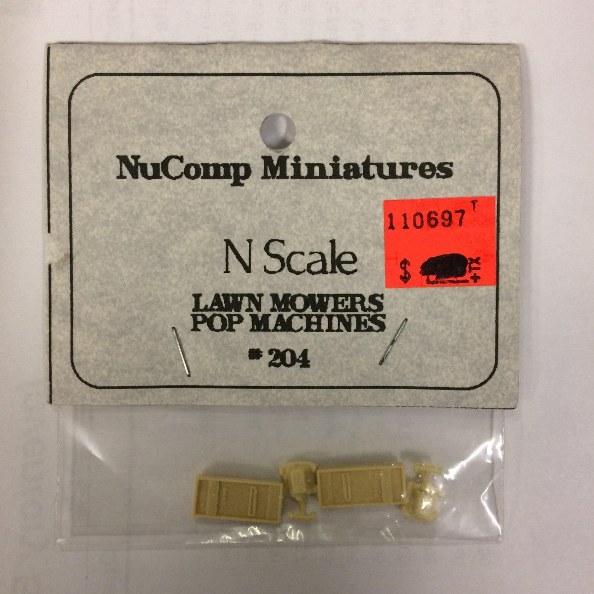 NuComp Miniatures 204 N Lawn Mowers and Pop Machines