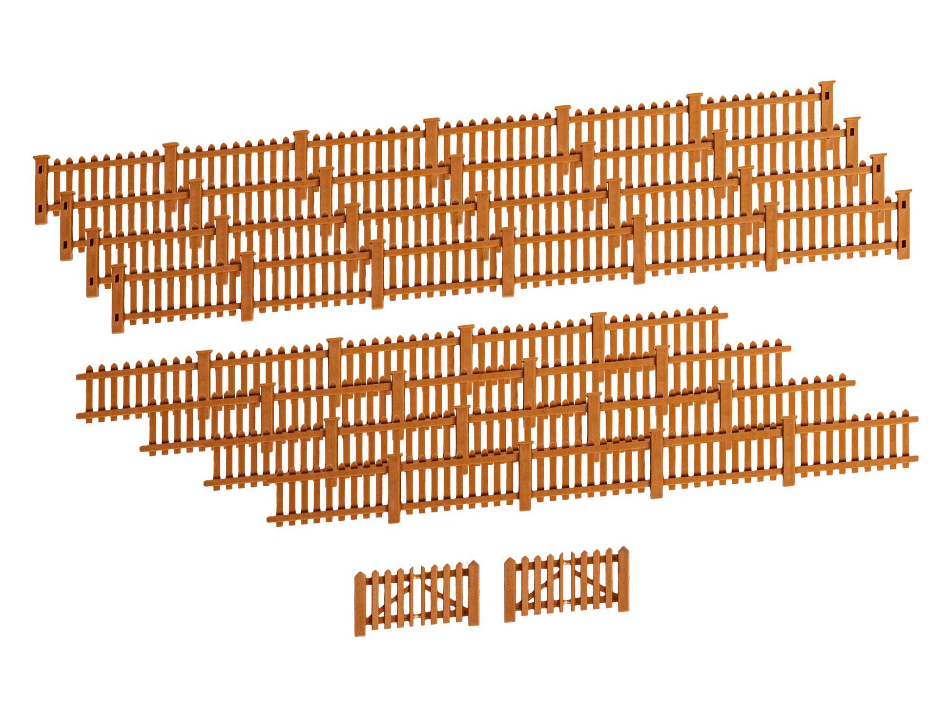 Lionel 2057130 HO Brown Picket Fence