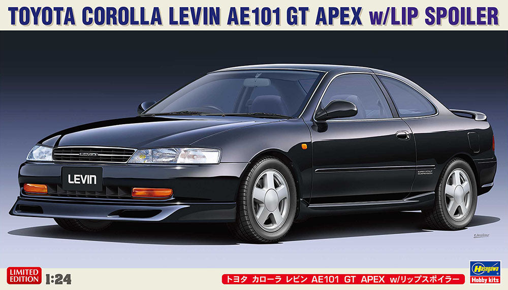 Hasegawa 20582 1:24 Toyota Corolla Levin AE101 GT Apex Car Plastic Model Kit