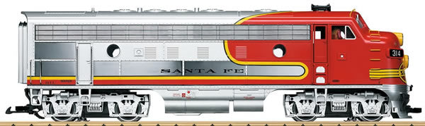 LGB 20583 G Santa Fe F7A Era III Diesel Locomotive