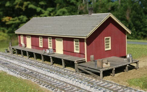 Motrak Models 13009 N Wolfeborough Freight House Laser-Cut Building Kit