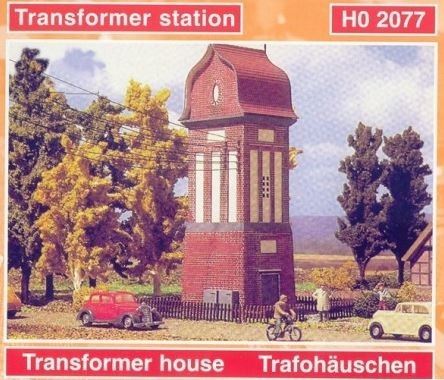 Revell 2077 HO Transformer Station Building Kit