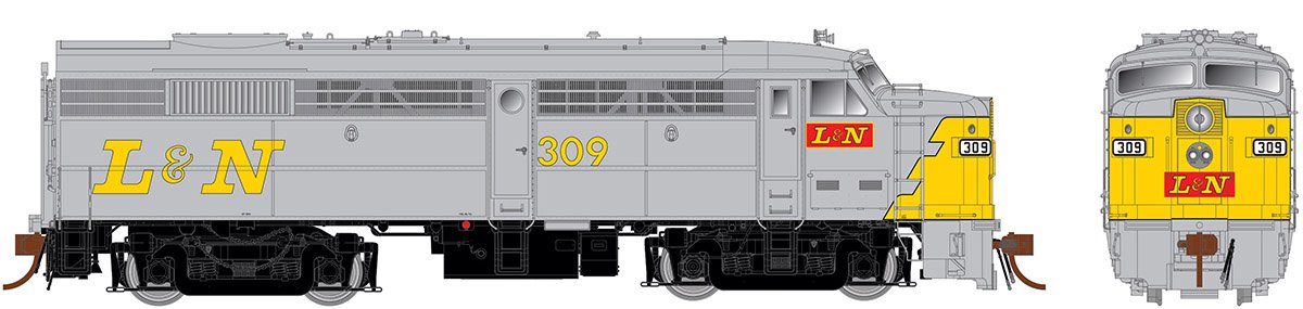 Rapido Trains 21576 HO Louisville & Nashville FA-2 Diesel Loco w/ DCC/Sound #360