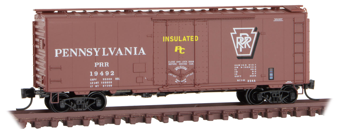 Micro-Trains 02100610 N Pennsylvania 40' Standard Plug Door Boxcar #19492