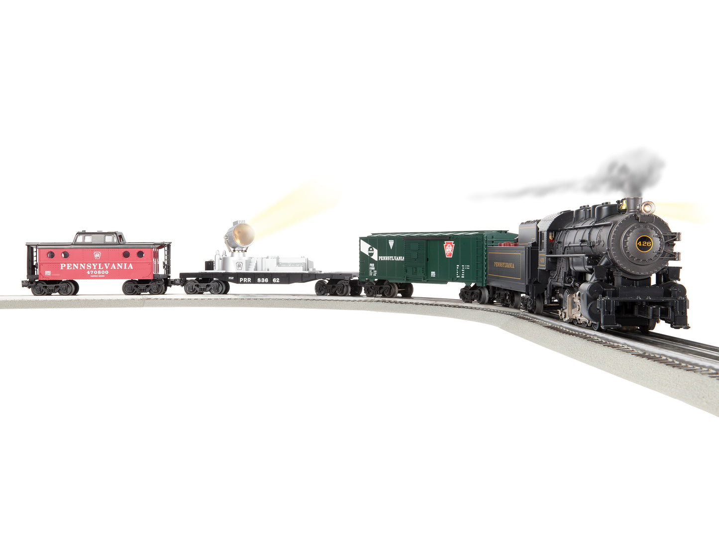 Lionel 2123200 Pennsylvania Keystone O Gauge 0-8-0 Steam Loco Starter Train Set
