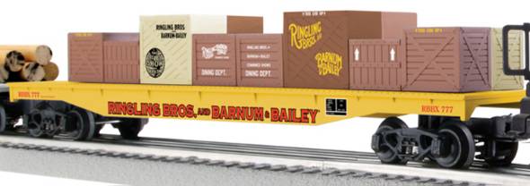 Lionel 6-21239 Ringling Bros. Circus Flatcar w/Crates