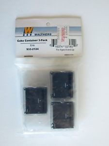 Walthers 933-2124 HO Scale Erie Coke Container (Pack of 3)
