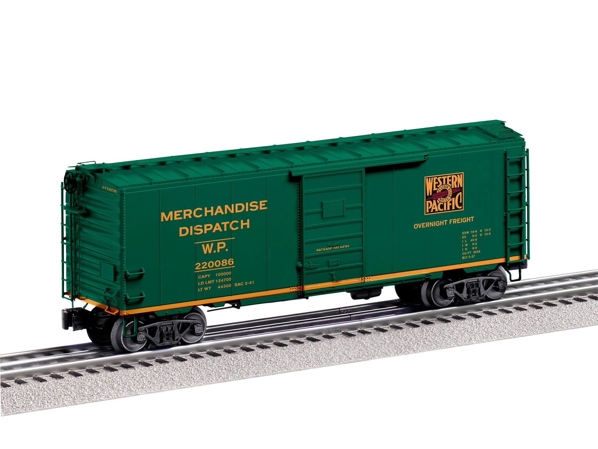 Lionel 2126420 O Western Pacific Vision Boxcar #220086