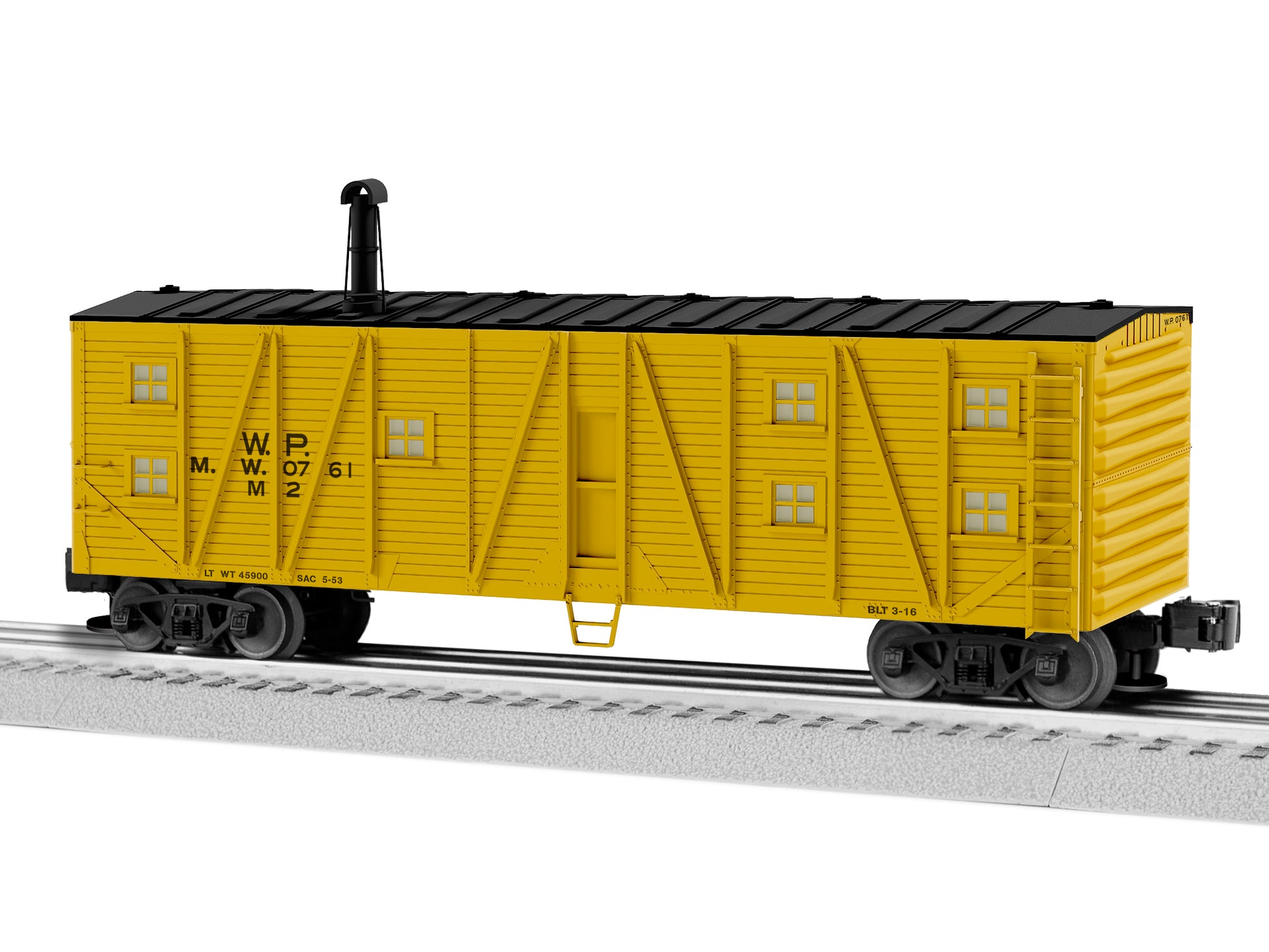 Lionel 2126672 O Western Pacific Bunk Car #MW0761