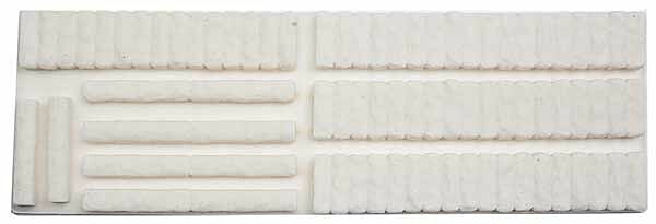 Chooch 8271 HO Large Flexible Vinyl Stone Trim and Abutments