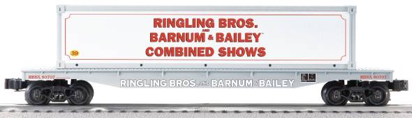Lionel 6-21469 Ringling Bros Flatcar w/Container