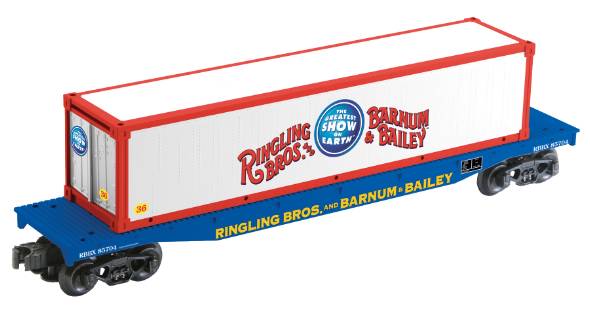 Lionel 6-21470 Ringling Bros Flatcar w/Container
