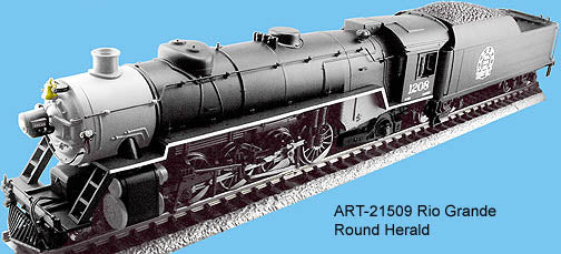 Aristo-Craft 21509 RG 'Round Herald' 2-8-2 Mikado