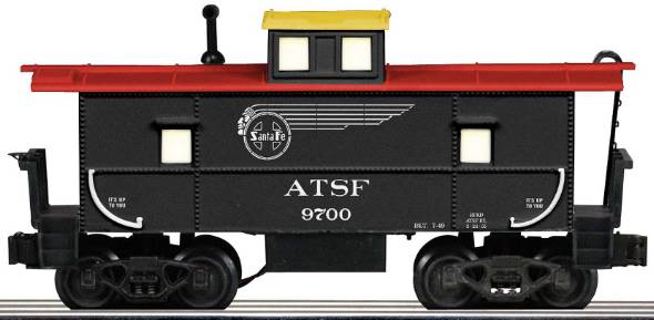 Lionel K-Line 6-21592 Santa Fe Midnight Chief Illuminated Caboose