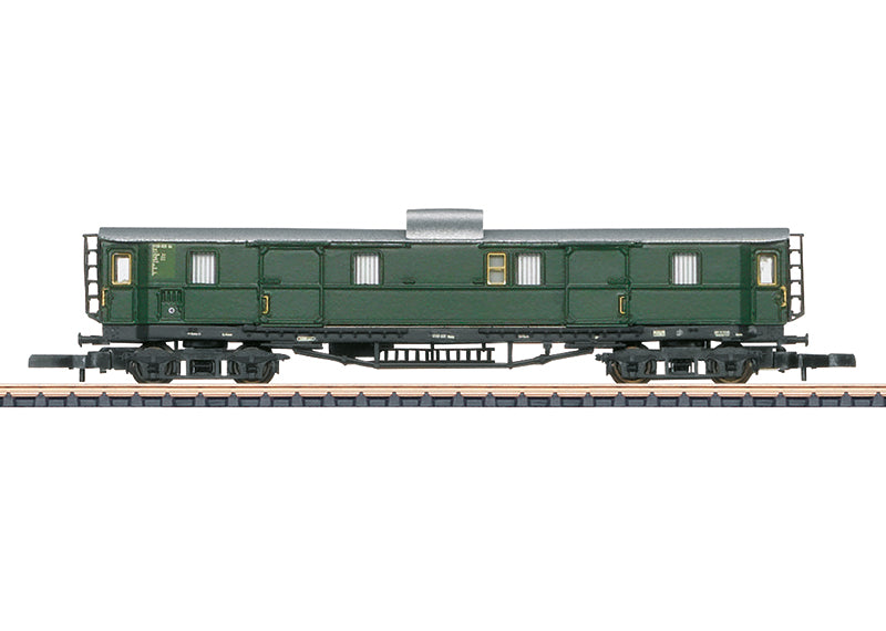 Marklin 87566 Z German Federal RR Type Pw4 Limited Stop Fast Train Baggage Car