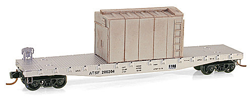 Micro-Trains 04500300 N ATSF 50' Fishbelly Side Flatcar #206204