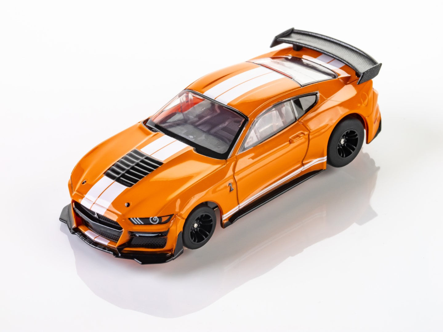 AFX 22069 HO Twister Orange 2021 Shelby Mustang GT500 Slot Car