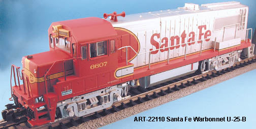 Aristo-Craft  ART-22110 G ATSF GE U-25B Diesel Locomotive #250