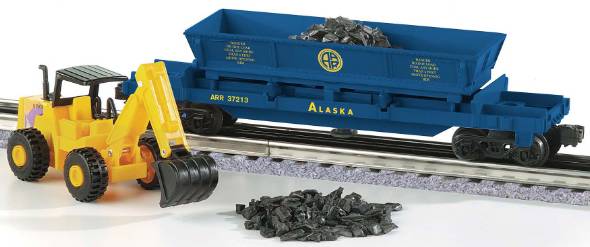 Lionel 6-22144 Alaska Coal Dump Car w/ Vehicle