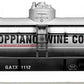 K-Line 6-22162 O Gauge Foppiano Wine Co. 3-Dome Tank Car #1112