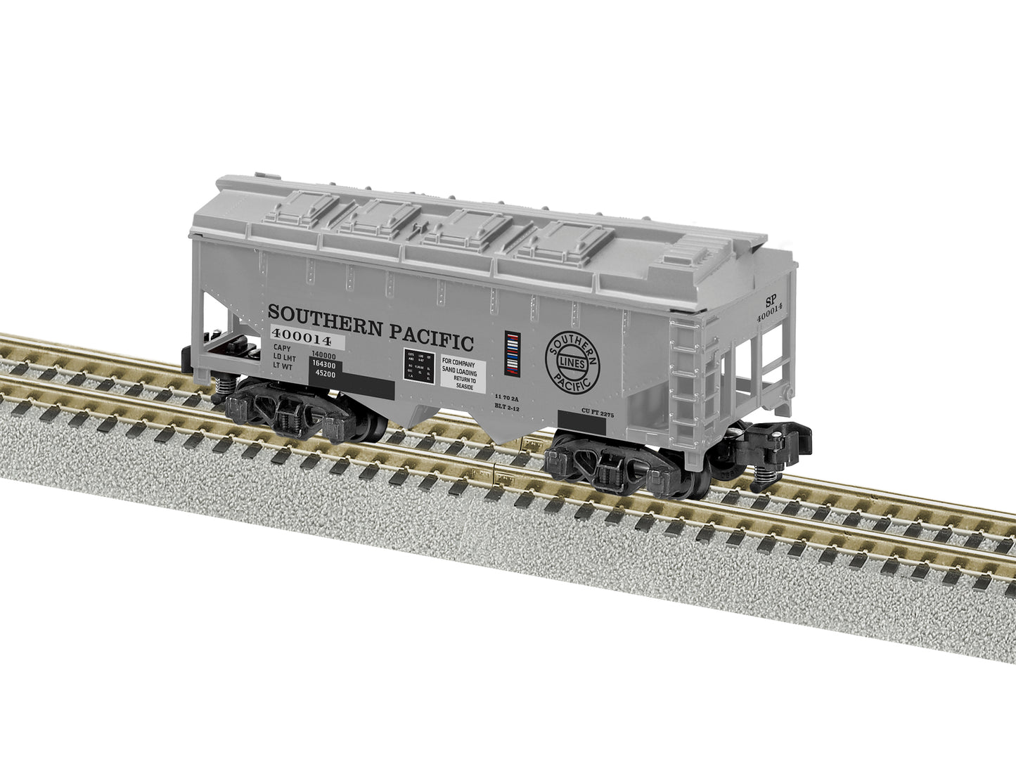 American Flyer 2219091 S Santa Fe 2-Bay Covered Hopper #400014